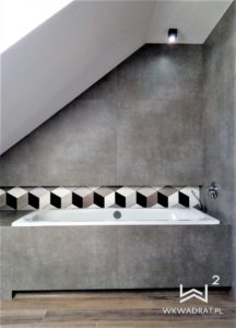 13 - projektowanie i realizacja łazienki mozajka - Wnętrza Toruń Chełmno Ciechocinek