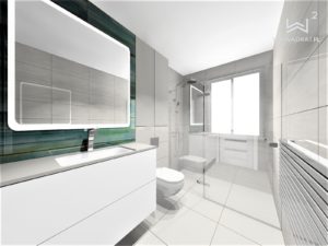 31 - projektowanie łazienki w mieszkaniu - Wnętrza Toruń Chełmno Ciechocinek
