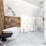 43 - projekt łazienki glamour Wnętrza Toruń Chełmno Ciechocinek